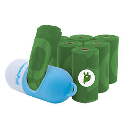 Biodegradable dog poop bags | Green